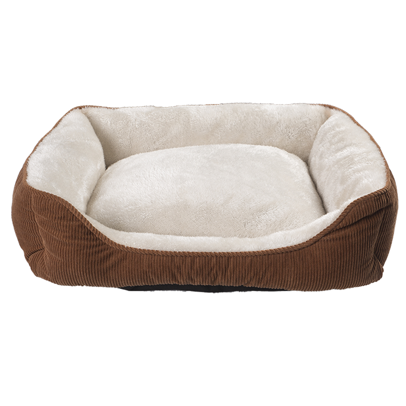HY-03 Cuccia per cani rettangolare in velluto a coste